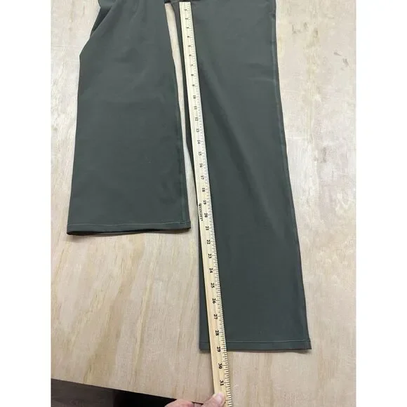 Vuori Women’s XS Leggings Wide Leg Dark Green Draw String VW489 Athletic Pants - Picture 5 of 6